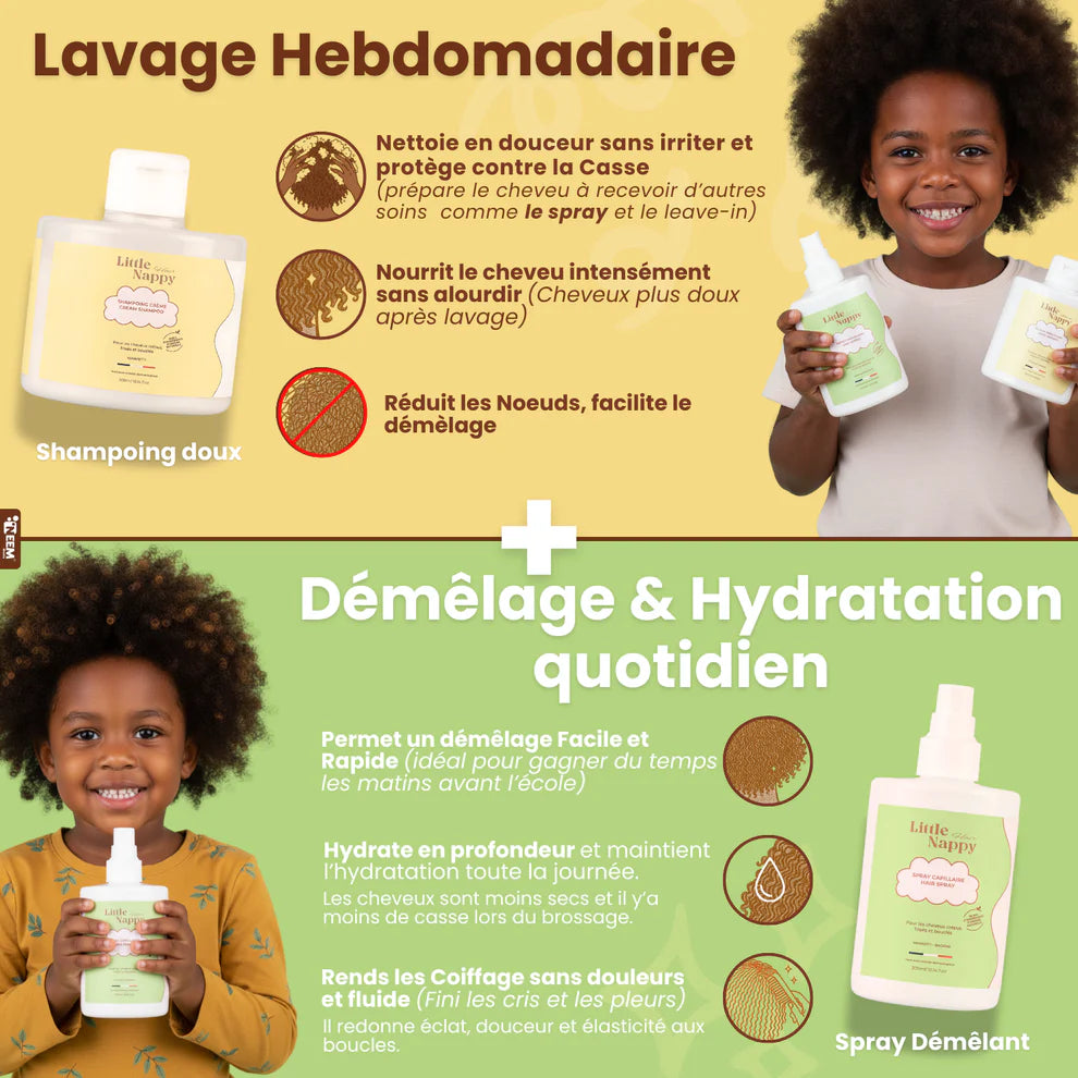 Shampoing crème enfant - Little Nappy Hair - 300ml
