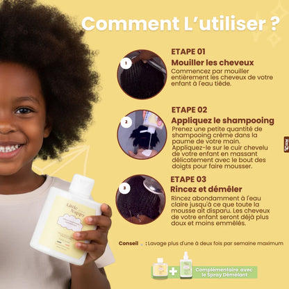 Shampoing crème enfant - Little Nappy Hair - 300ml