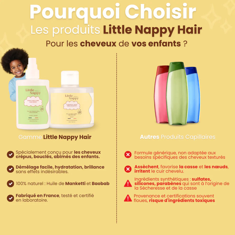 Shampoing crème enfant - Little Nappy Hair - 300ml