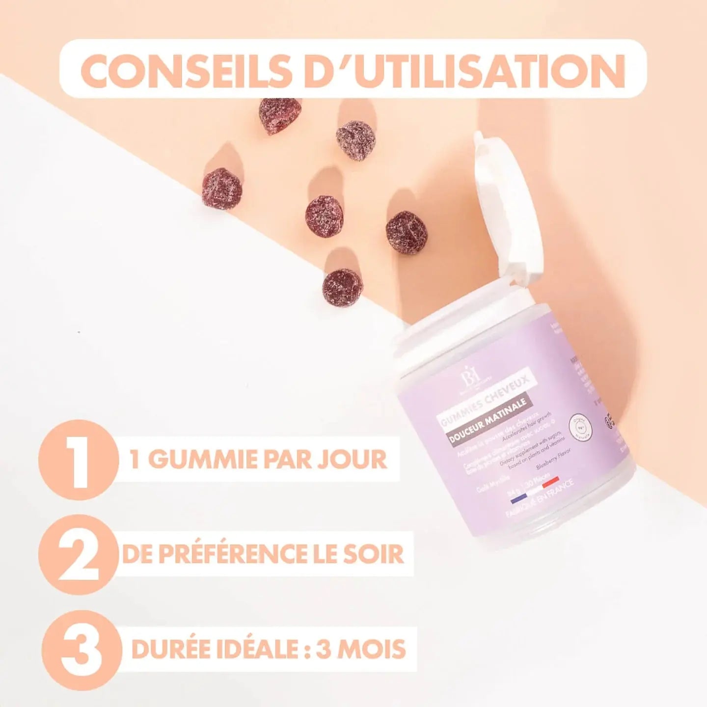 Gummies Cheveux - Beauté Insolente Beauté Insolente