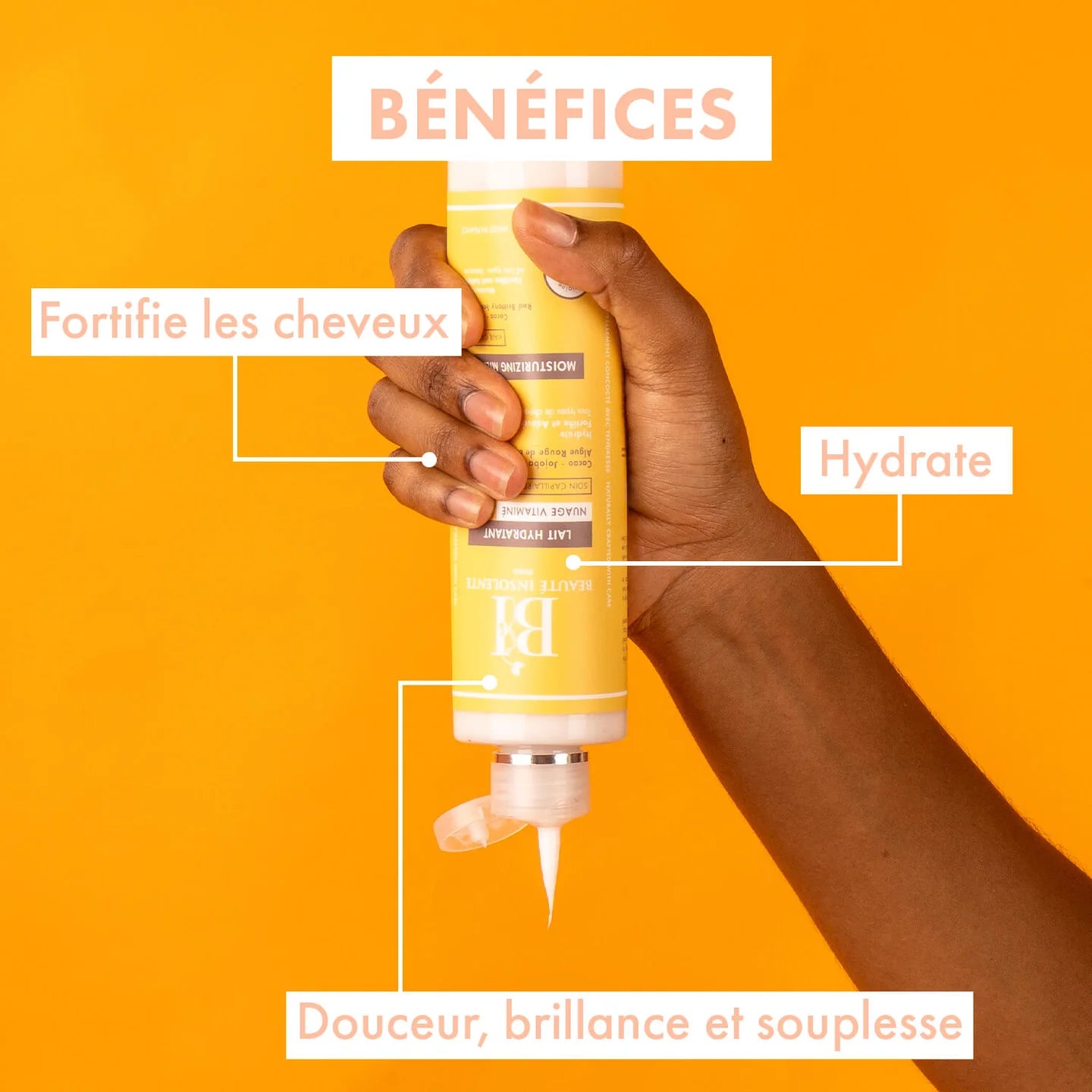 Lait Hydratant capillaire - Beauté Insolente - 250ml