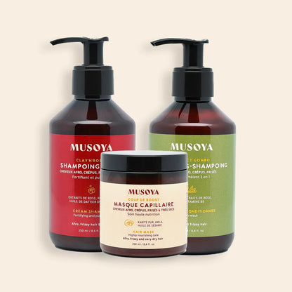 Routine Complète - Cheveux Crépus/ Frisés - Musoya