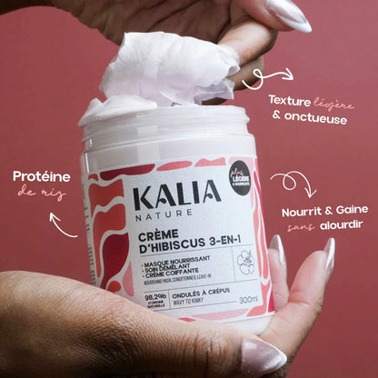 Crème d'Hibiscus 3-en-1 - Kalia Nature - 300ml
