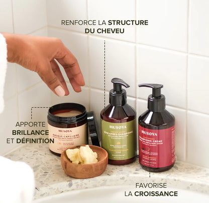 Routine Complète - Cheveux Crépus/ Frisés - Musoya